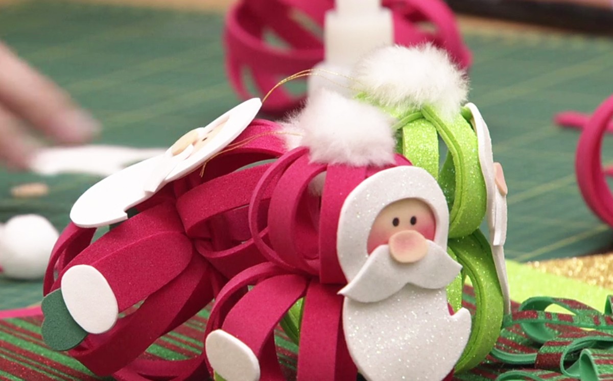 Papai Noel de EVA: imprima os moldes e faça o seu enfeite de Natal | É de  Casa | gshow