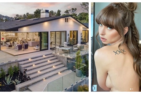 A mansão em Los Angeles comprada pela atriz pornô Riley Reid por 25 milhões de reais (Foto: Divulgação/Instagram)