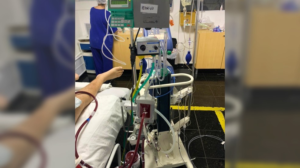 Em Curitiba, 11 pessoas já precisaram da máquina na luta contra a Covid-19. — Foto: Divulgação