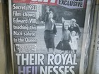 Jornal publica imagens da Rainha Elizabeth II fazendo saudação nazista