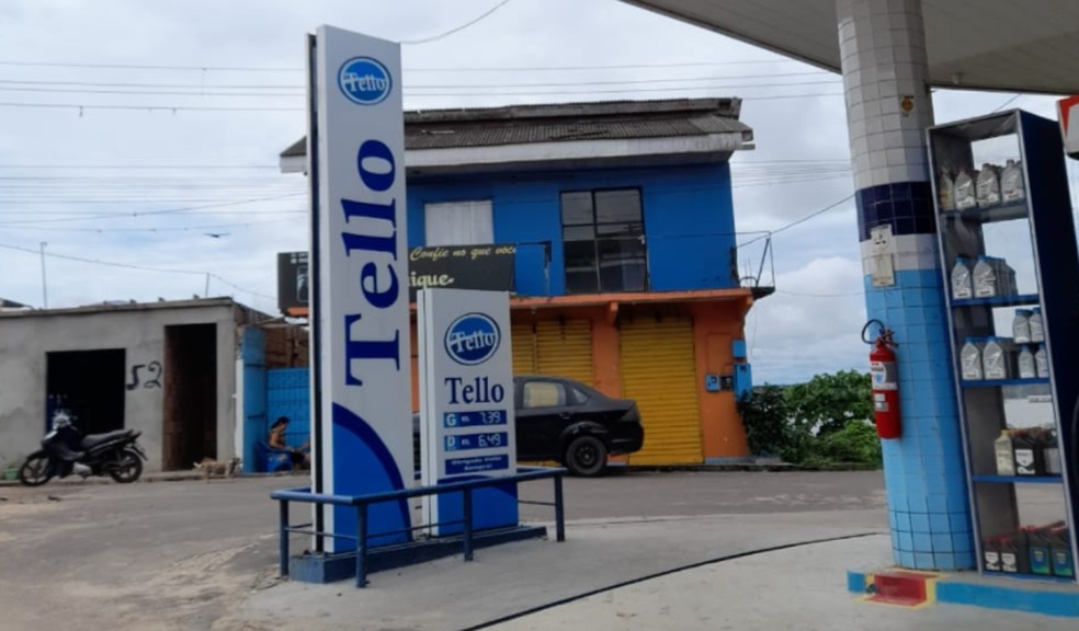 Posto em Tefé, no interior do Amazonas. — Foto: Divulgação 