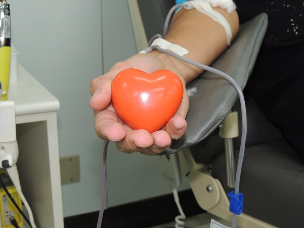 Doação de sangue no ES é feita por meio de agendamento — Foto: Divulgação/Governo do ES