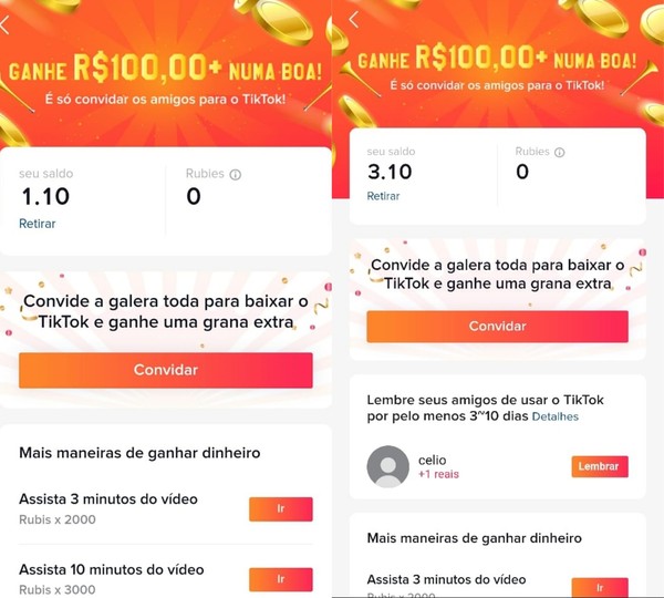 como ganhar dinheiro com o tiktok campanha recompensa quem usa o app redes sociais techtudo