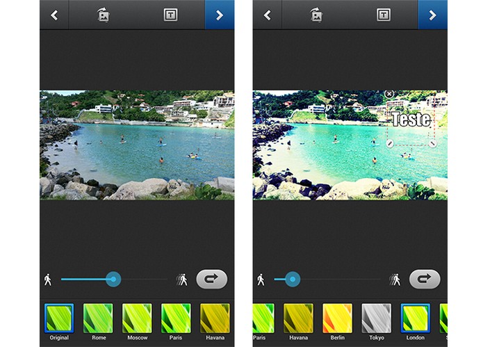 App GIFBoom tem diversos filtros para adicionar (Foto: Reprodução/Barbara Mannara)