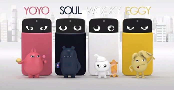 LG lançou telefones com personagens virtuais (Foto: Divulgação)