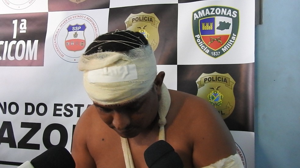 Wellington Silva de Almeida foi preso em flagrante e flagrado dirigindo sob efeito de álcool  (Foto: Adneison Severiano/G1 AM)