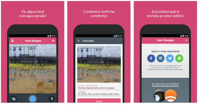 Este app ajuda a população a encontrar focos do mosquito (Foto: Divulgação/Google Play) 