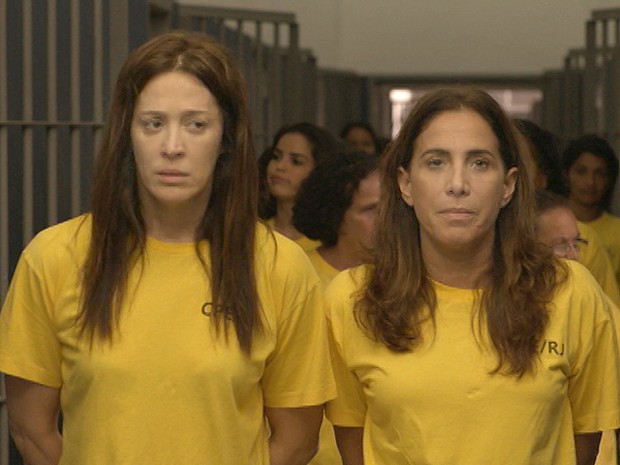 Lívia e Wanda viram colegas de cela (Foto: Salve Jorge/TV Globo)