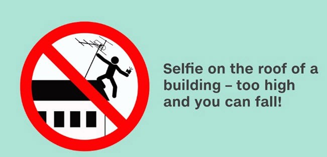 Selfie no topo de um prédio: cuidado para não cair (Foto: Divulgação)