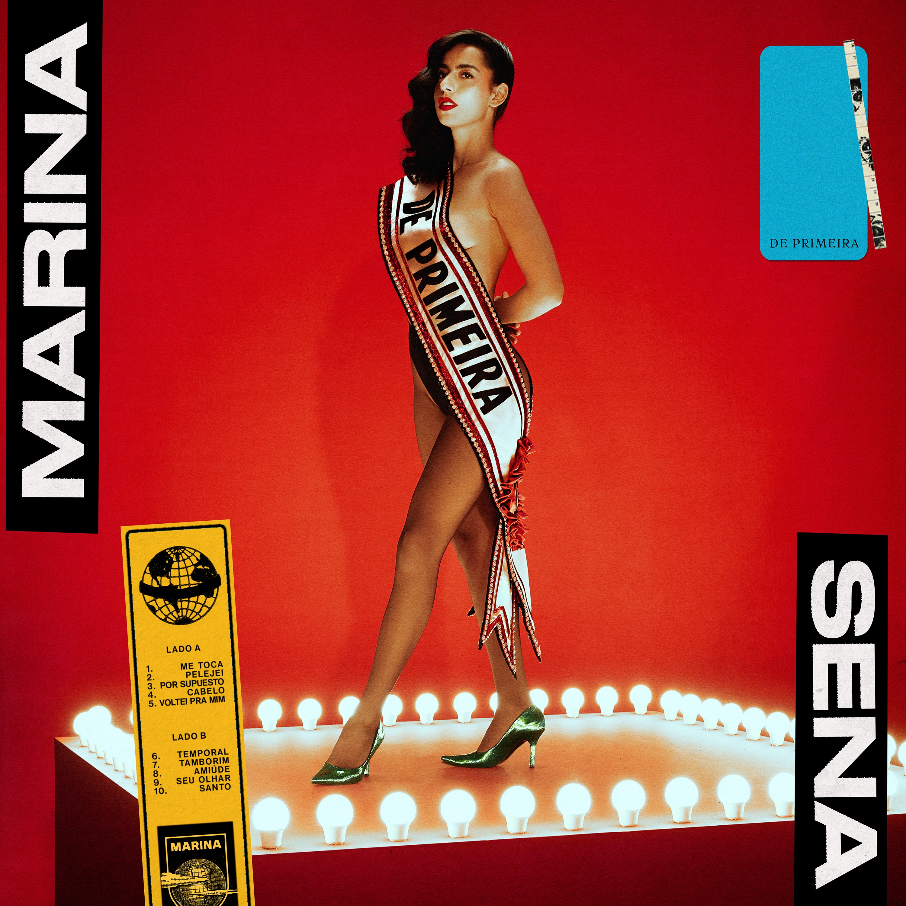 Capa do disco De Primeira, de Marina Sena (Foto: Divulgação)
