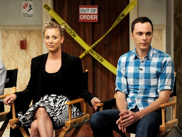 Penny e Sheldon - ou a popular e o nerd - de 'Big Bang Theory' (Foto: Getty Images)