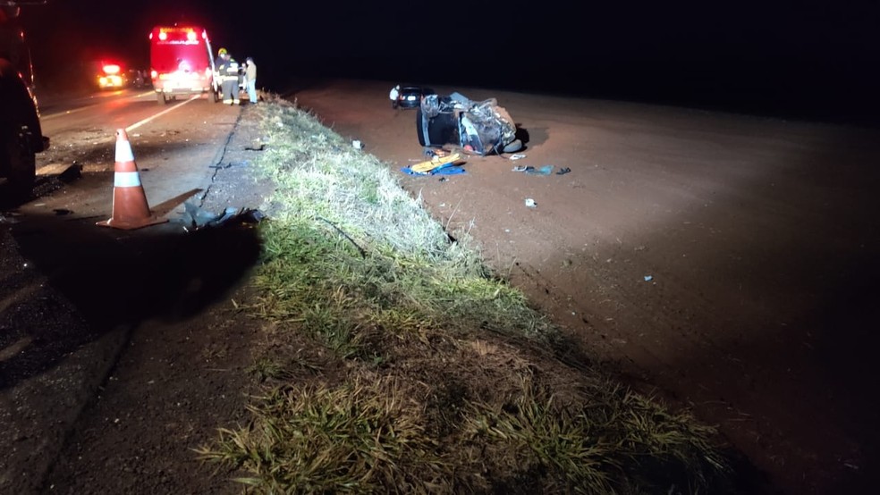 Jovem de 19 anos foi a única sobrevivente do acidente — Foto: Fernando Almeida / Santo Augusto Urgente