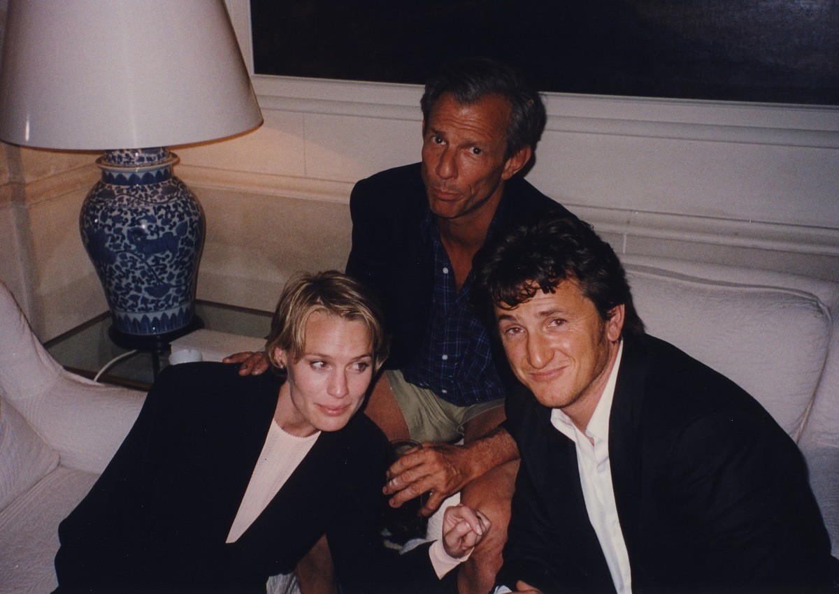 Robin Wright, Peter Beard e Sean Penn. (Foto: Divulgação)