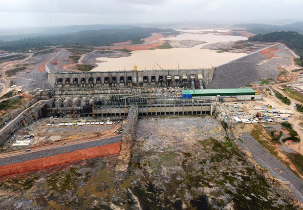As águas do Canal de Derivação chegaram ao Reservatório Intermediário de Belo Monte antes do enchimento completar 30 dias (Foto: Betto Silva/Norte Energia)
