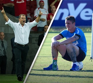 Dupla de uruguaios encarna gangorra e vive em céu e inferno após Gre-Nal