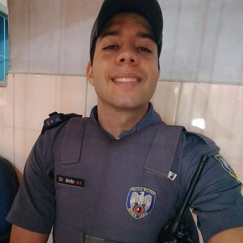 Soldado da PM foi baleado após deixar academia, em Vila Velha, ES (Foto: Reprodução/ Facebook)