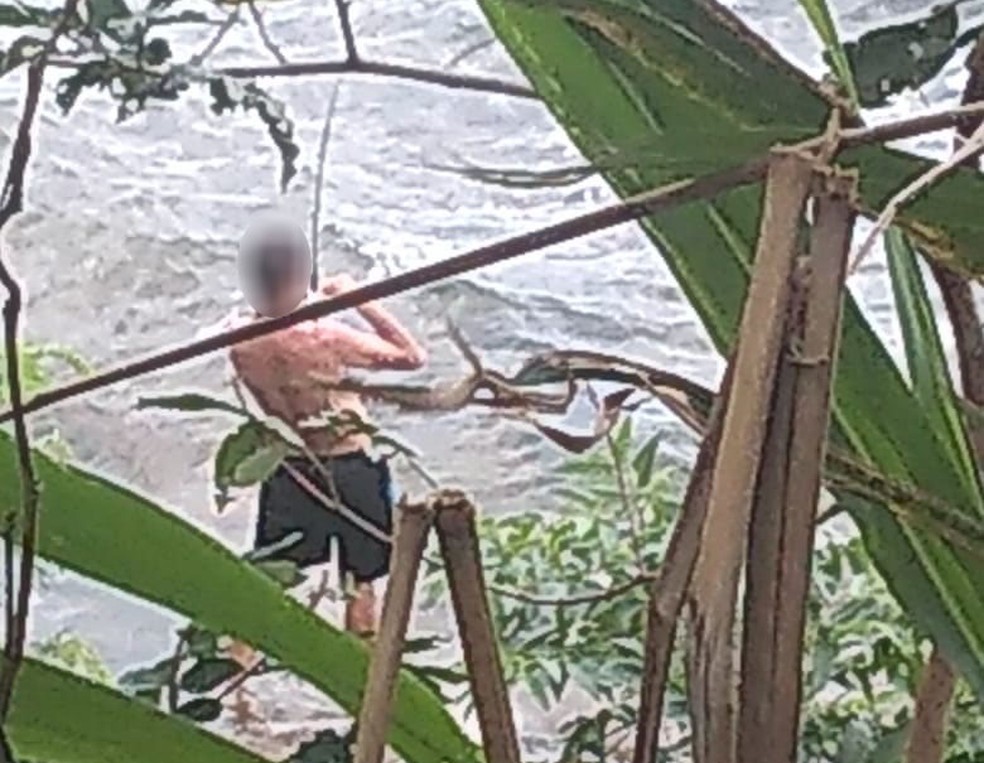 Fiscalização flagrou pesca predatória no Rio Paraná, em Rosana — Foto: Polícia Militar Ambiental