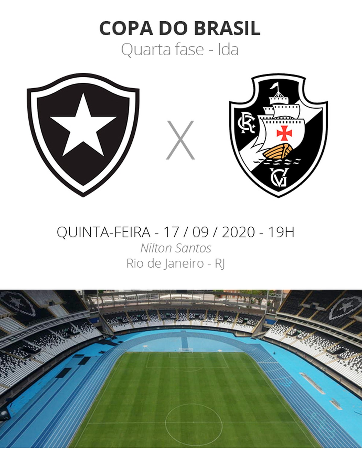 Botafogo X Vasco Veja Onde Assistir Escalacoes Desfalques E Arbitragem Copa Do Brasil Ge