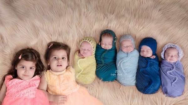 Sete filhos (Foto: Reprodução/Facebook)