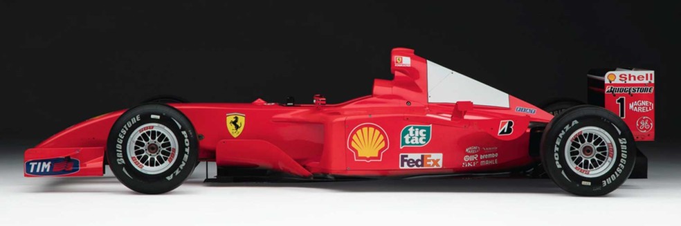  Ferrari usada por Scumacher para vencer o GP de Mônaco de 2001 foi leiloada em NY (Foto: Reprodução / Sotheby's )