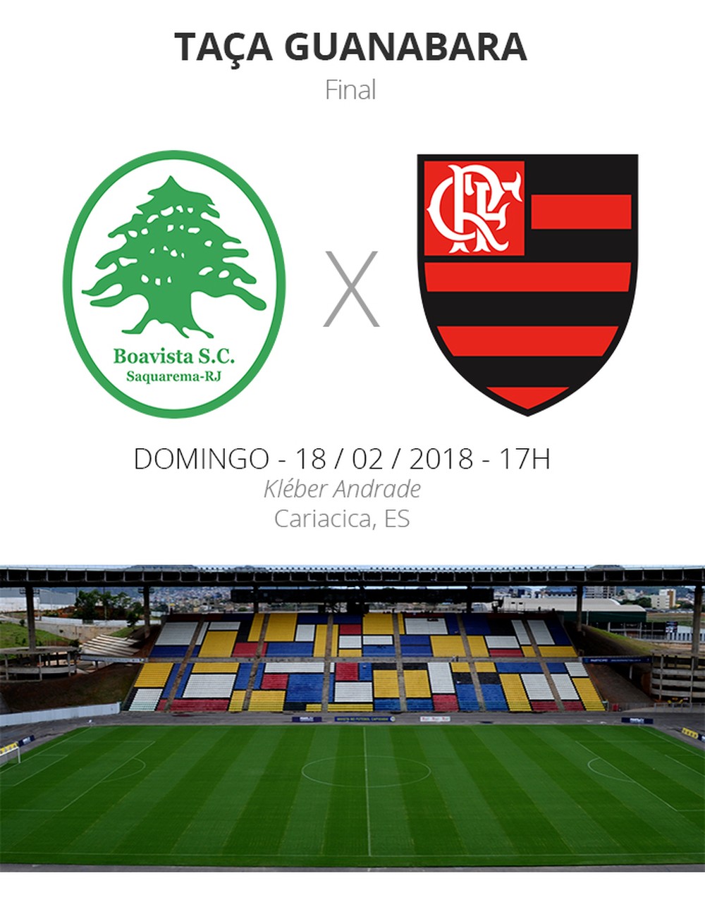 #Final da Taça GB: tudo sobre o Boavista x Flamengo que vale título no Espírito Santo