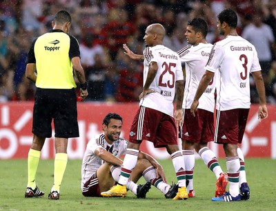Fred, Flamengo X Fluminense (Foto: Alexandre Cassiano / Agência O globo)
