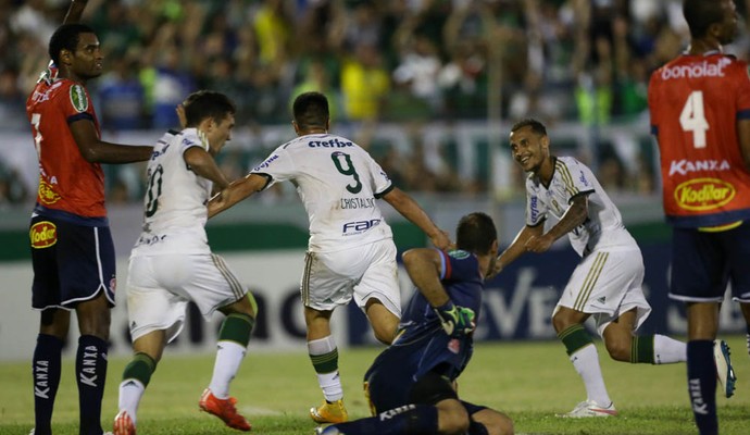 Cristaldo Palmeiras x Penapolense (Foto: Cesar Greco/Ag Palmeiras/Divulgação)