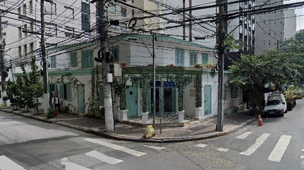 Fachada do 'Café de La Musique', na Rua Jerônimo da Veiga, em São Paulo  — Foto: Reprodução/GoogleStreetView