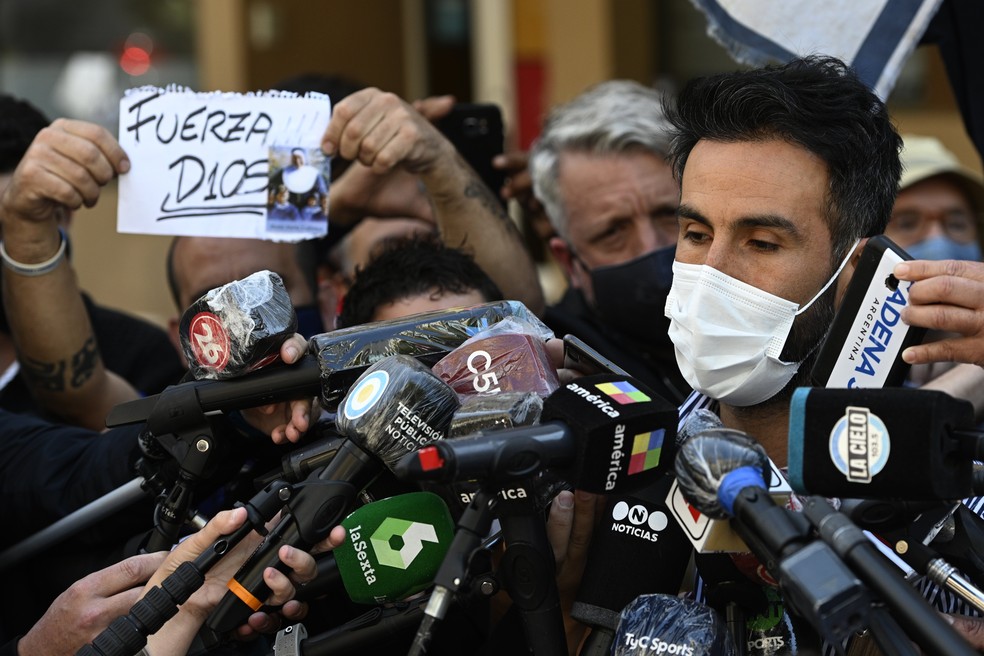Leopoldo Luque, médico de Maradona — Foto: AFP