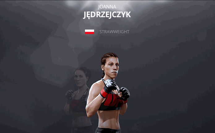 EA Sports UFC 2: Joanna Jedrzejczyk (Foto: Reprodução/Victor Teixeira)