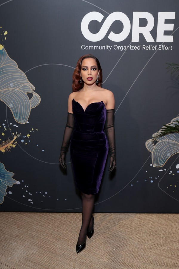 MIAMI BEACH, FLORIDA - DECEMBER 01: Anitta attends CORE Miami: a special evening hosted by Sean Penn to benefit CORE's Crisis Response Programs in Latin America, Haiti, and Brazil at Soho Beach House on December 01, 2021 in Miami Beach, Florida. (Photo by (Foto: Getty Images for CORE)