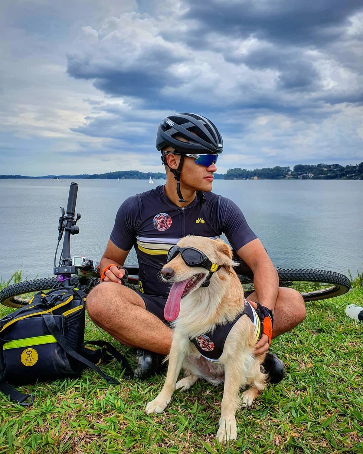 Ouça a história de Yellow, a cadela que adora passear de bicicleta com seu tutor | Bichos na Escuta