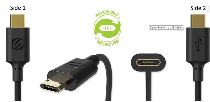 Cabo reversível da Scosche promete conectar todos os aparelhos com micro USB (Foto: Divulgação/Scosche)