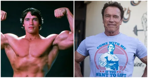 Schwarzenegger diz que só faz poses dos tempos de fisiculturista no banheiro: 'Eu choro'