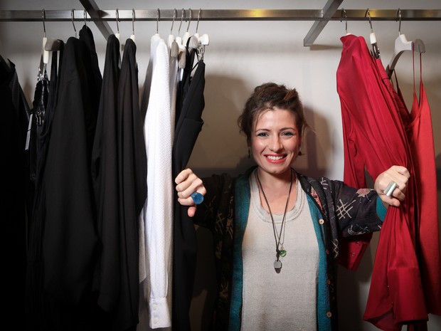 Karina Abud uniu paixão por moda e compras no trabalho como personal shopper (Foto: Caio Kenji/G1)