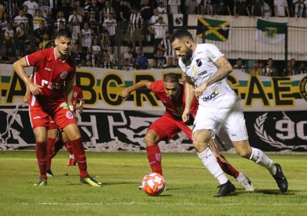 ABC e América-RN empataram sem gols na primeira partida da decisão — Foto: Andrei Torres/ABC FC