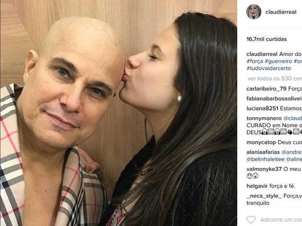 Claudia Raia posta foto de filha com Edson Celulari (Foto: Reprodução / Instagram)