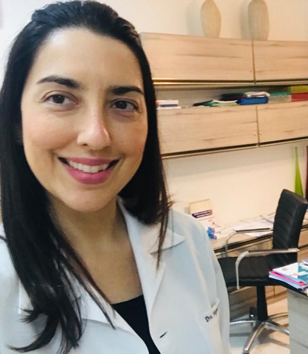 Virgínia Canuto, médica endocrinologista  — Foto: Virgínia Canuto/Arquivo pessoal 