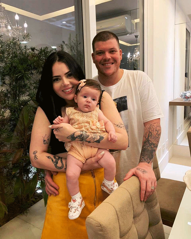 Thais, Ferrugem e Aurora (Foto: Reprodução/ Instagram) Thais, Ferrugem e Aurora (Foto: Reprodução/ Instagram)