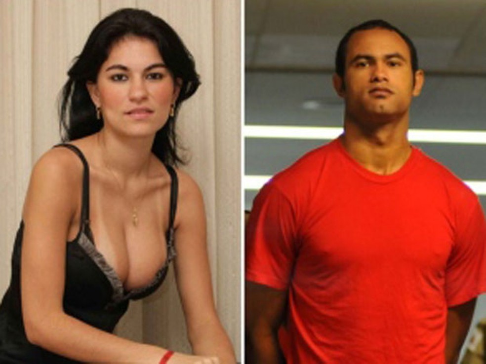 Eliza SamÃºdio e o ex-goleiro Bruno â?? Foto: ReproduÃ§Ã£o/Arquivo pessoal/TV Globo
