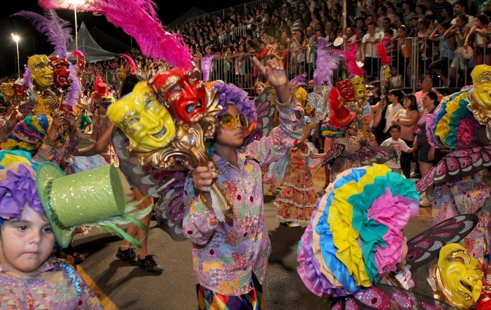 Desfile de rua de escola de samba de Rio Preto — Foto: Divulgação Prefeitura / Ricardo Boni