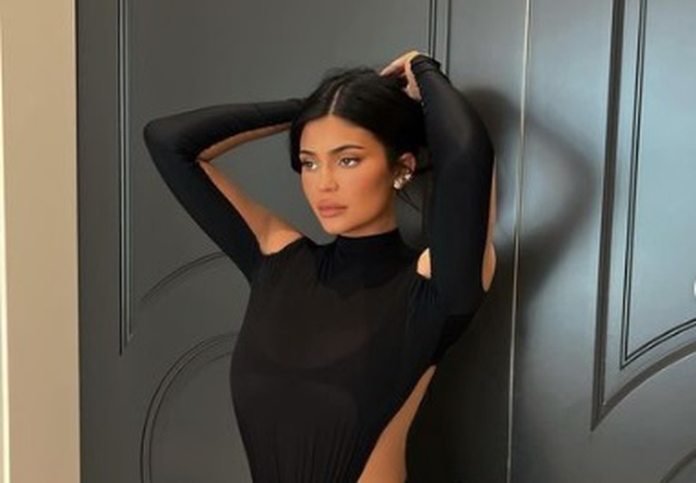  Kylie Jenner, magnata do setor de beleza que tem o terceiro maior número de seguidores no Instagram, 361 milhõe — Foto: Reprodução/Instagram
