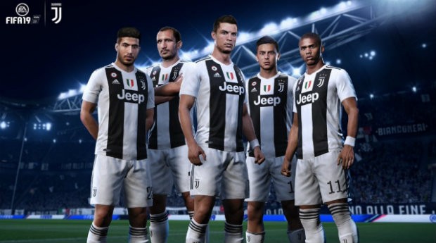 Time da Juventus no FIFA 19, mais recente jogo da EA Sports (Foto: Divulgação)
