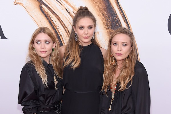 As irmãs Mary-Kate, Ashley e Elizabeth Olsen (Foto: Getty Images)