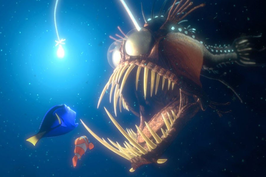 O peixe abissal de Procurando Nemo é conhecido como (Foto: Pixar/ Reprodução)