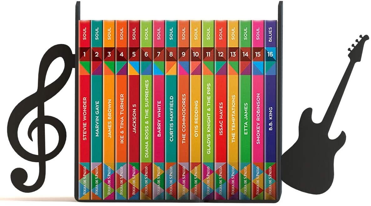 Aparador Suporte de Livros CDs DVDs Musica Peculiartes (Foto: Divulgação / Amazon)