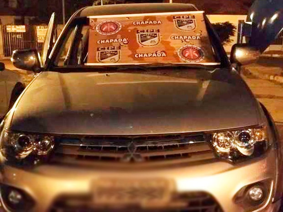 Veículo ficou apreendido após polícia descobrir adulteração (Foto: Divulgação/SSP)
