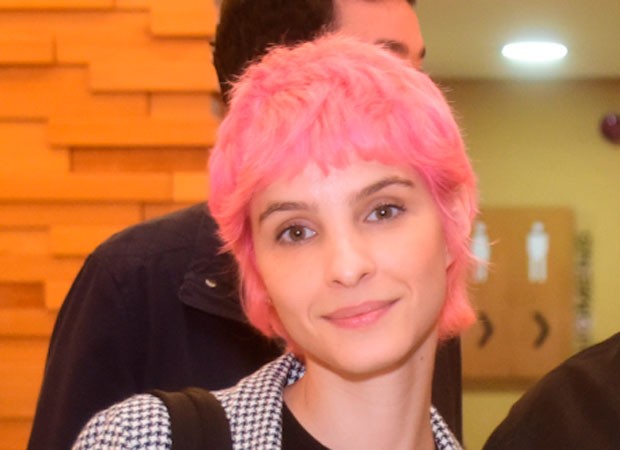 Giselle Batista de cabelo rosa (Foto: Leo Franco/AgNews)