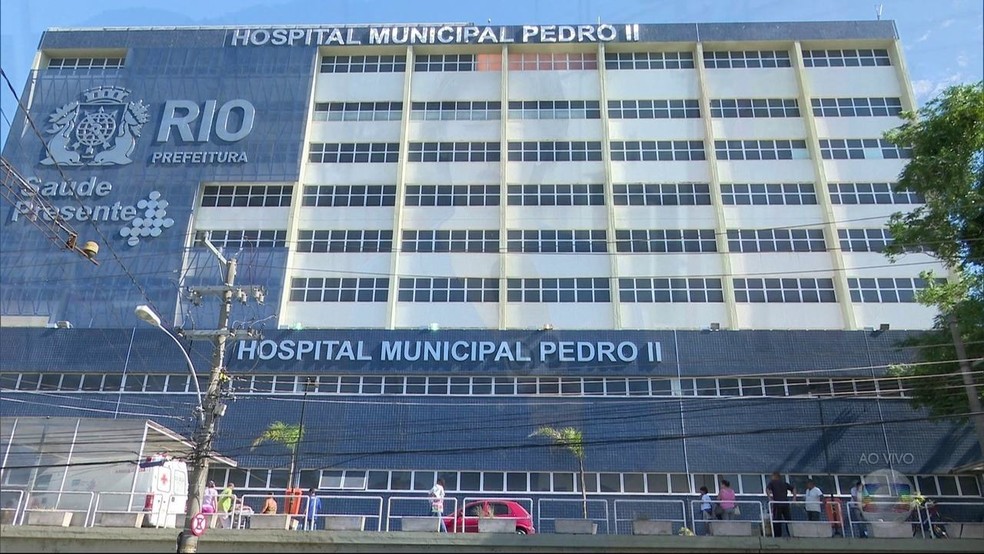 Hospital Pedro II, na Zona Oeste do Rio — Foto: Reprodução/ TV Globo