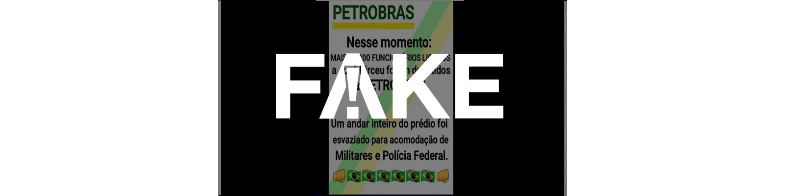 É #FAKE que 300 funcionários da Petrobras foram demitidos logo após anúncio de troca na presidência thumbnail